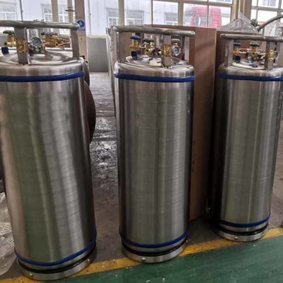 Vertikal Cryogenic Dewar Cylinder Aluminium Insulated Vacuum Nitrogen Tank