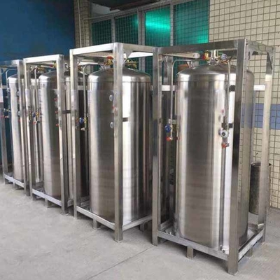 Vertikal Cryogenic Dewar Cylinder Aluminium Insulated Vacuum Nitrogen Tank