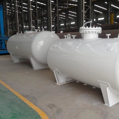 100cbm 1.6 bar Tangki Bahan Bakar Minyak Cair 1.77mpa LPG Massal