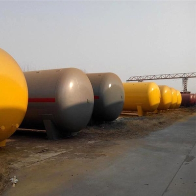 Tangki Penyimpanan Baja Karbon LPG Anti Korosi Di Atas Tanah Mounded