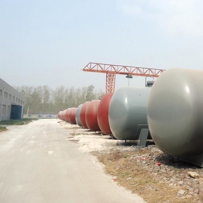 100m3 198 Derajat Tangki Penyimpanan Gas LPG Peluru 14bar