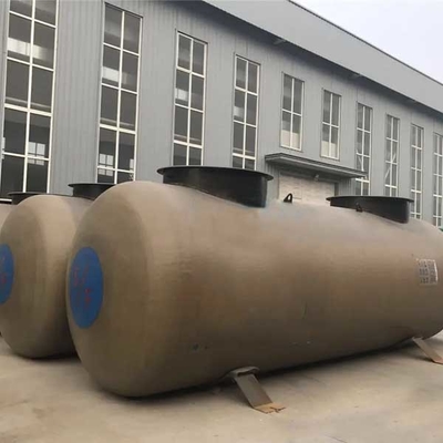 Tangki Penyimpanan Minyak Bahan Bakar 30000 Liter 60000 Liter Bawah Tanah Horisontal