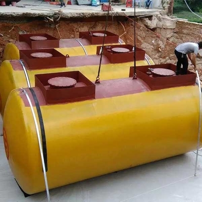 Tangki Penyimpanan Minyak Massal 3000L Q235, Tangki Minyak Massal Dinding Ganda 42000l