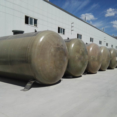 235B FRP Tangki Minyak Fiberglass Dinding Ganda Anti korosi 1000 Liter Bawah Tanah
