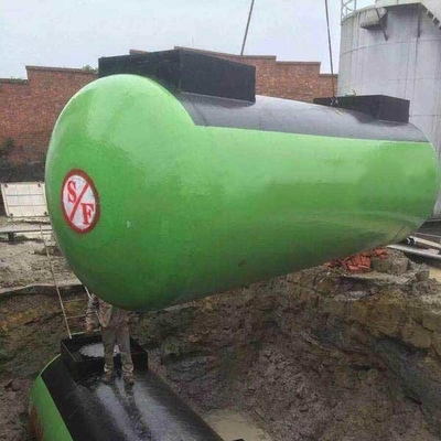 5 Meter Kubik Tangki Penyimpanan Bahan Bakar Minyak 20cbm Fiberglass Double Layer
