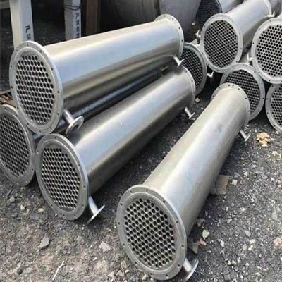 Penukar Panas Evaporatif Tabung Ganda 6 Bar, Penukar Panas Air Ke Air 316L