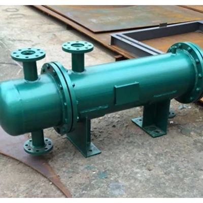 Spiral Double Tube Sheet Heat Exchanger 4.0m3 / H 8.0m3 / H Kondensor Tubular
