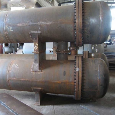 7.5kw Double Tube Sheet Heat Exchanger 0.8-2.0mm Steam Condenser